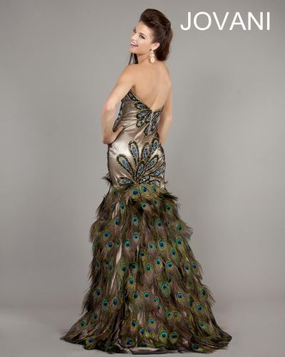 Jovani dresses outlet peacock