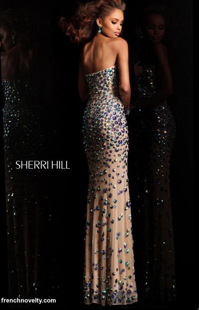 French Novelty: Sherri Hill 21079 Crystal Gown