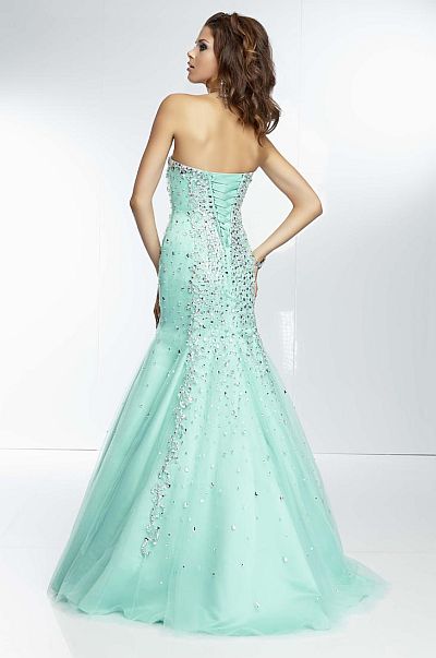 Mori Lee 95003 Paparazzi Tulle Mermaid Dress: French Novelty