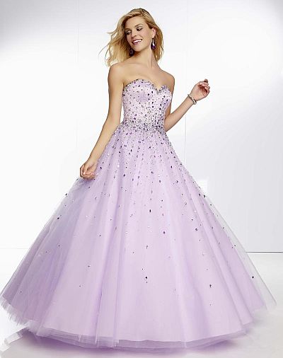 French Novelty: Mori Lee 95041 Paparazzi Beaded Tulle Ball Gown