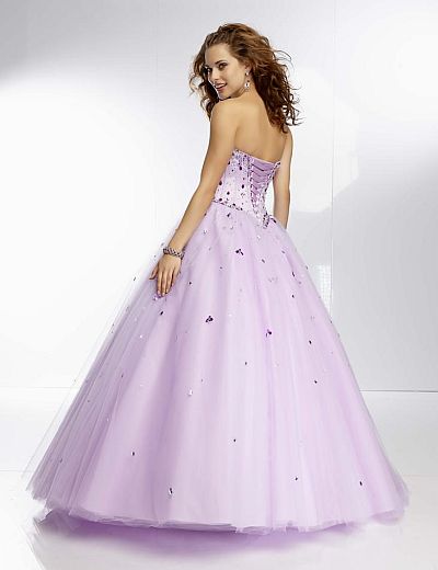 French Novelty: Mori Lee 95086 Paparazzi Satin Tulle Ball Gown