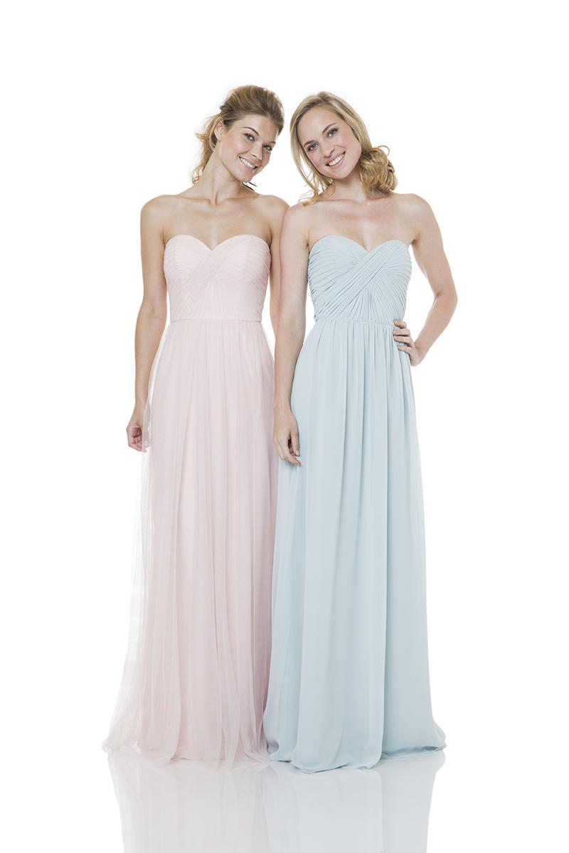 Bari Jay Misty Blue Bridesmaid Dresses