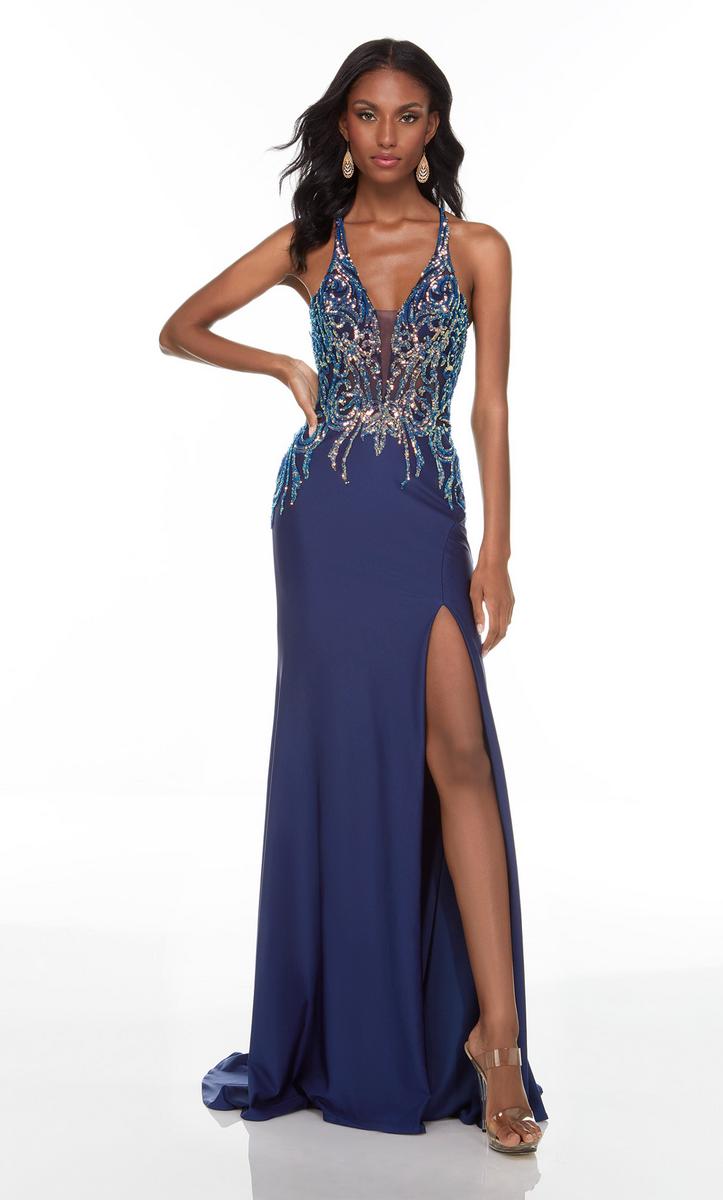 slinky prom dress