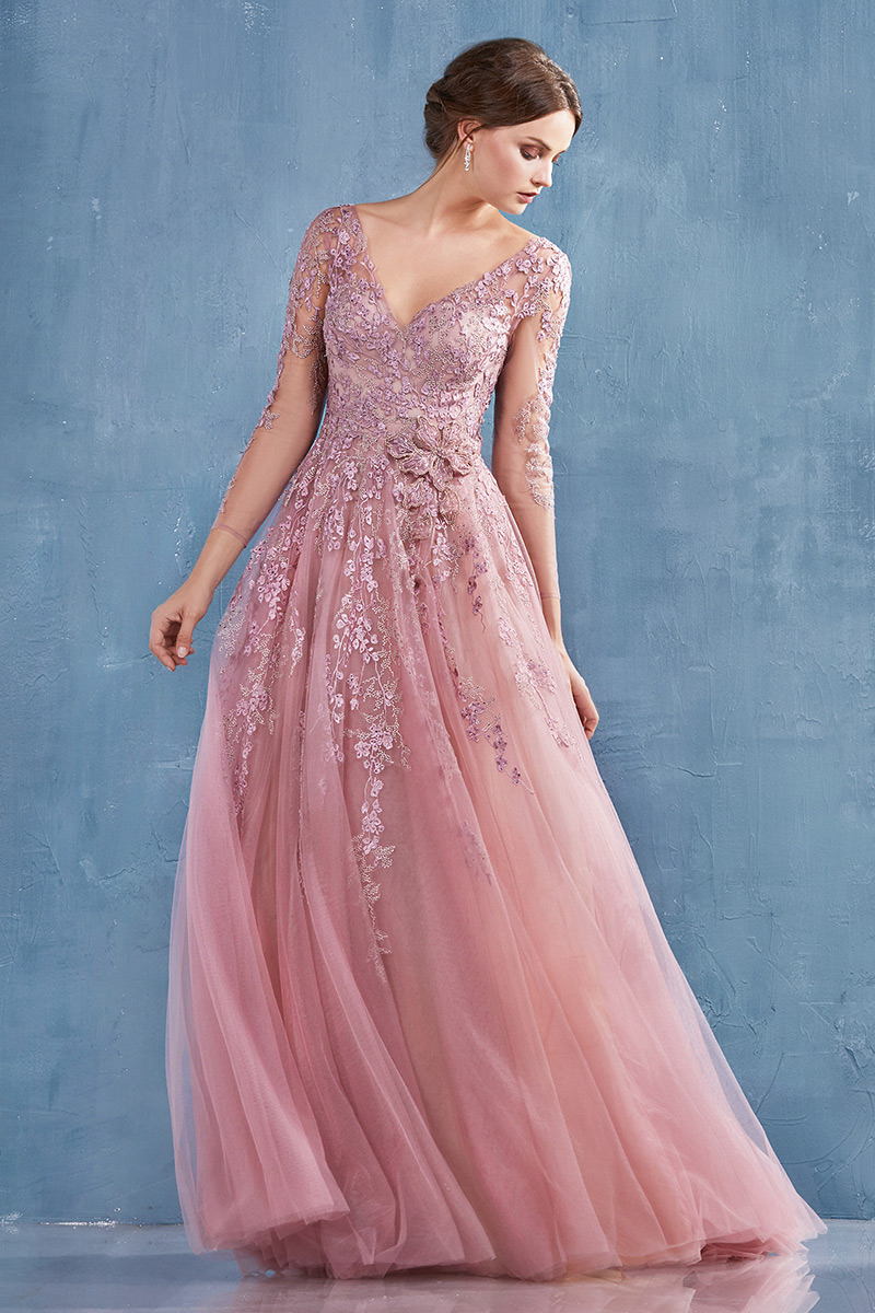 Cherry Blossom Prom Dress