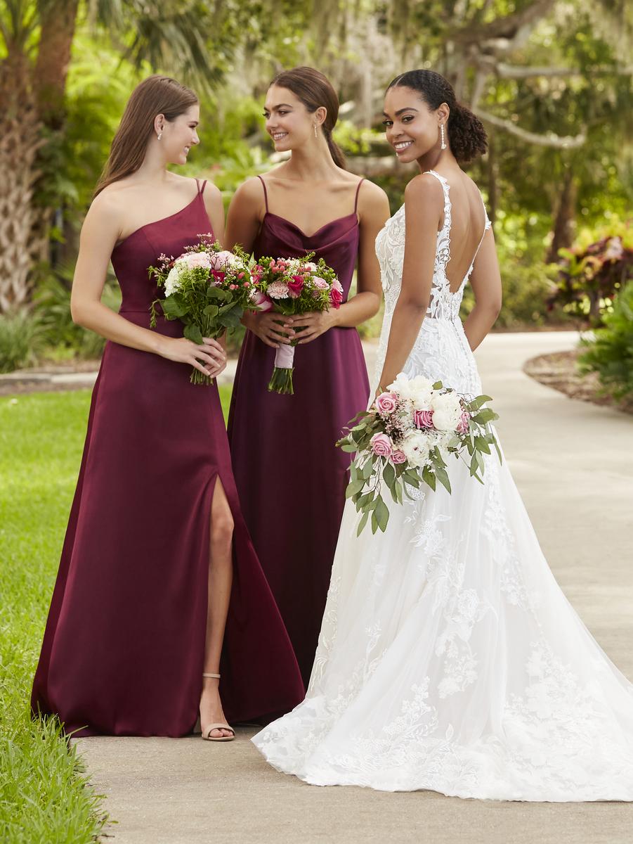 Bordeaux Bridesmaid Dress