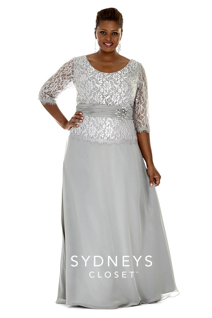 French Novelty: Sydneys Closet SC4020 Plus Size Mother of the Bride Gown