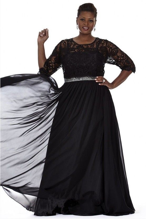 Sydneys Closet SC4075 Plus Size MOB Gown: French Novelty