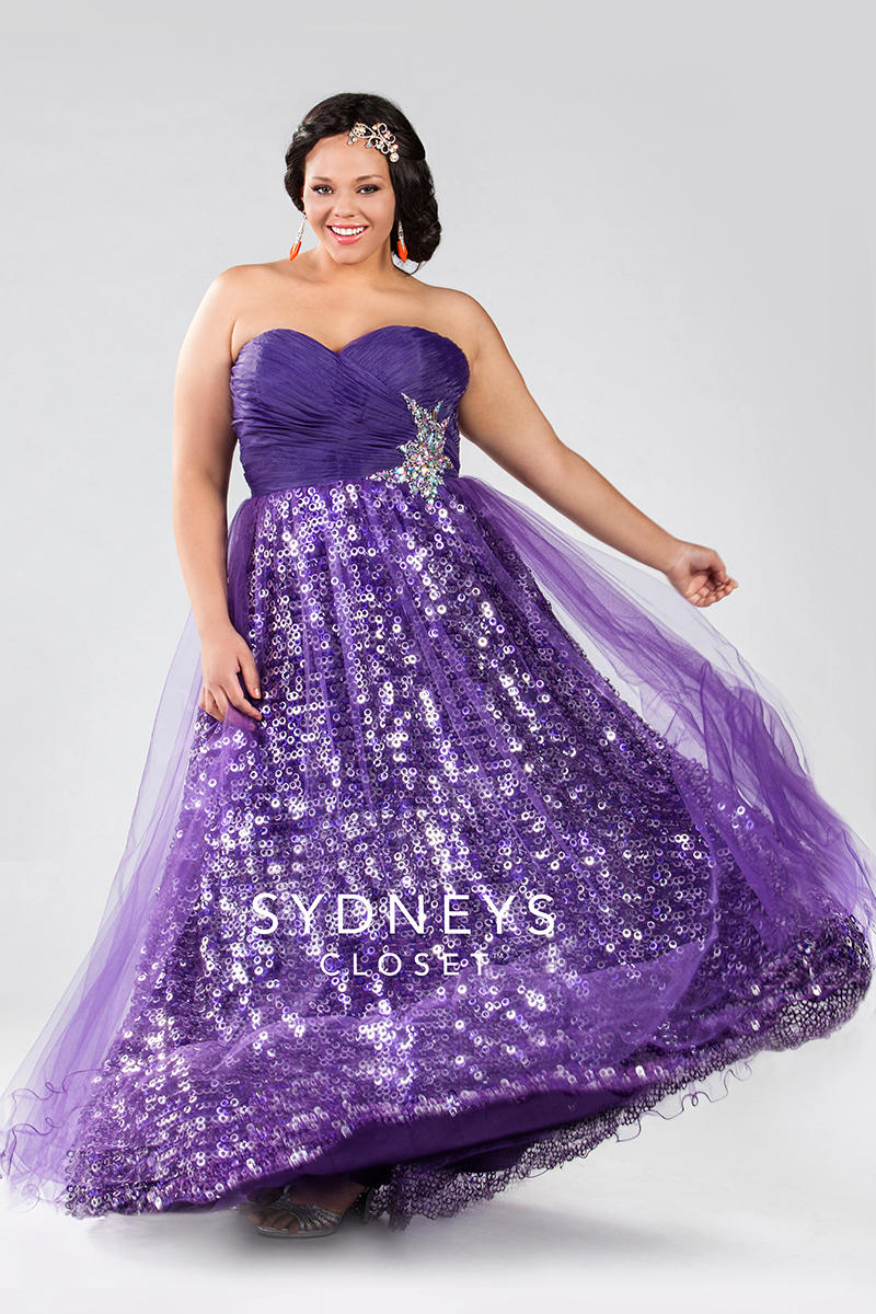 French Novelty: Sydneys Closet SC6007 Plus Size Ball Gown