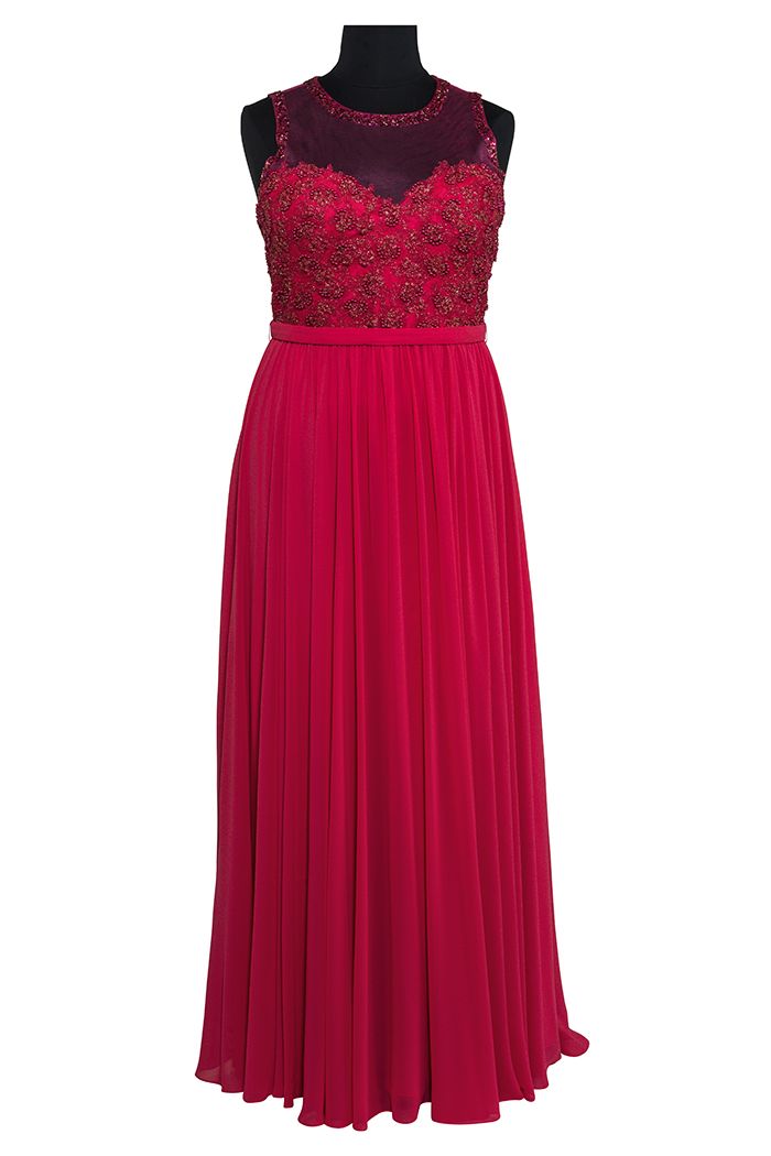 Sydneys Closet TE1508 Tease Illusion Prom Dress: French Novelty